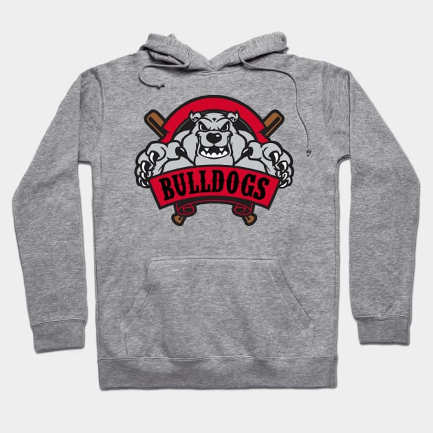 Bulldogs Baseball Logo Hoodie by DavesTees